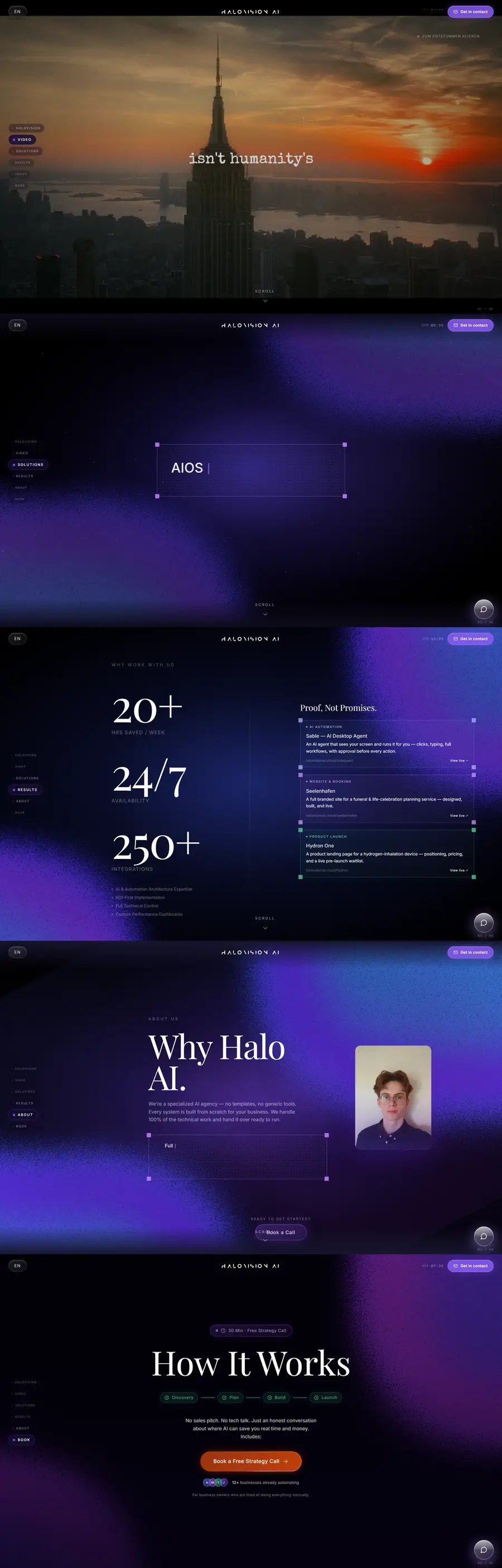 Startseite von HaloVision AI