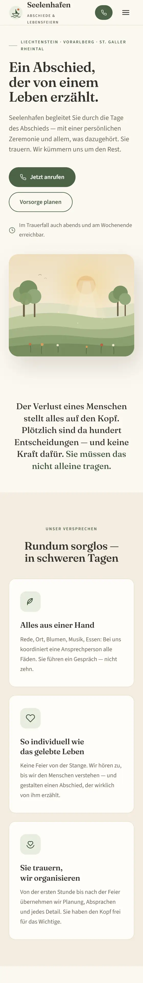 Startseite von Seelenhafen